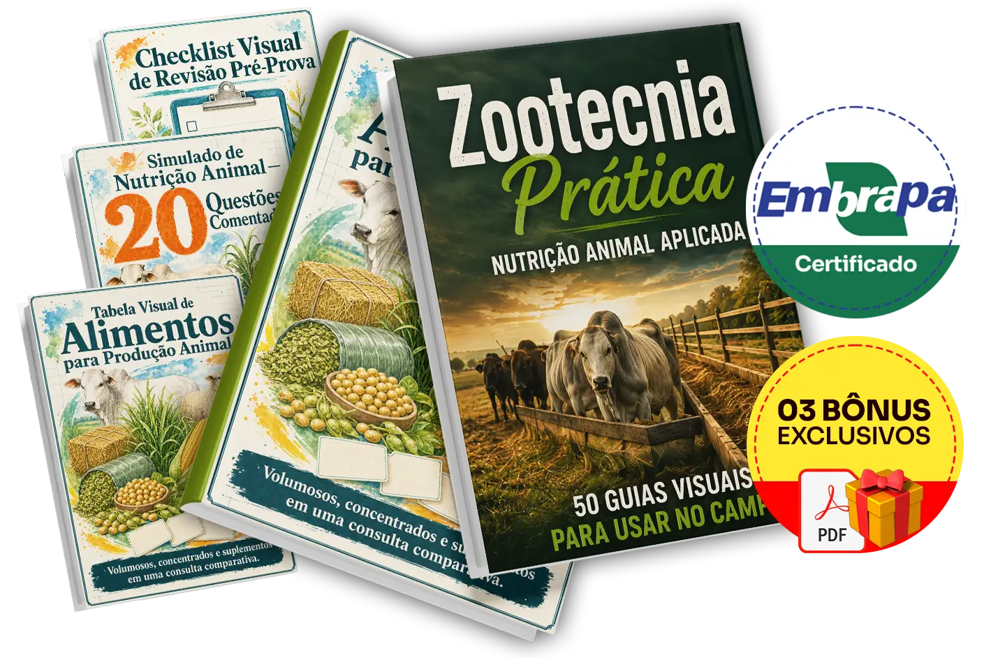 Mockup completo com todos os produtos e bônus